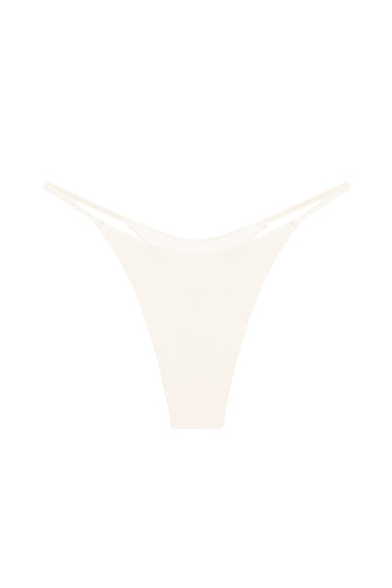 Georgina Bottom Brazilian - Ivory Shiny