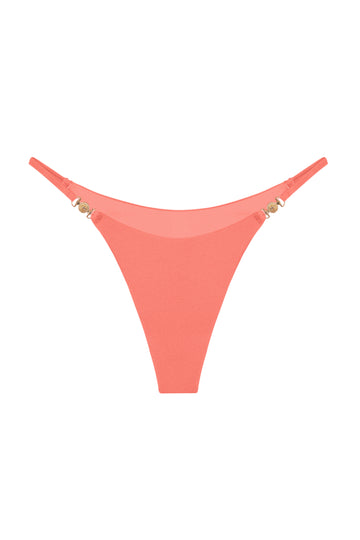 Georgina Bottom Cheeky GD - Peach Shiny